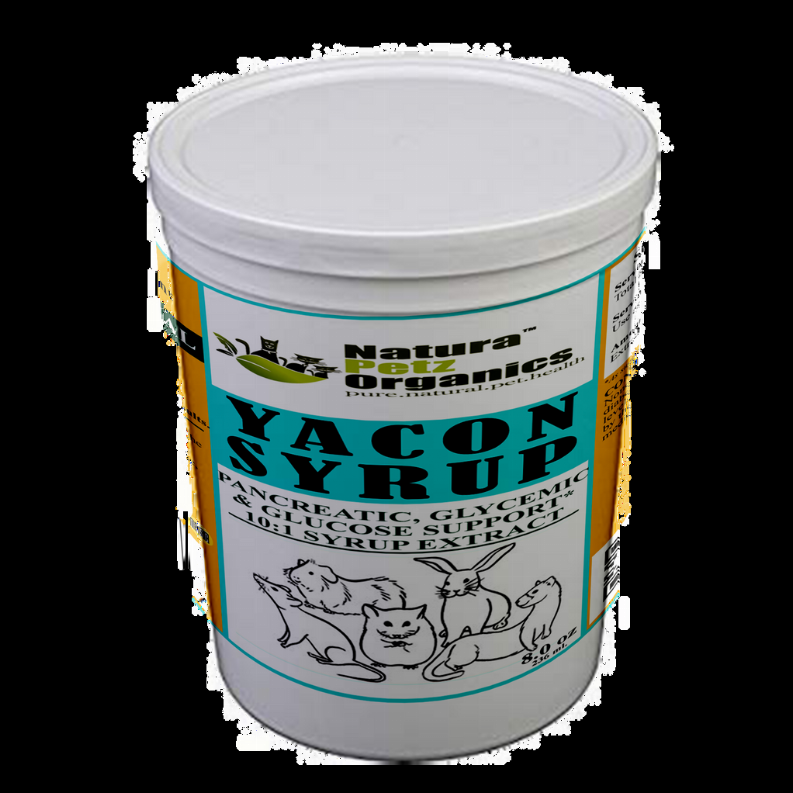 Yacon Leaf Syrup - Pancreatic Support* 10:1 The Petz Kitchen Yacon Syrup 10:1 Alcohol Free For Dogs & Cats* Meals & Treats