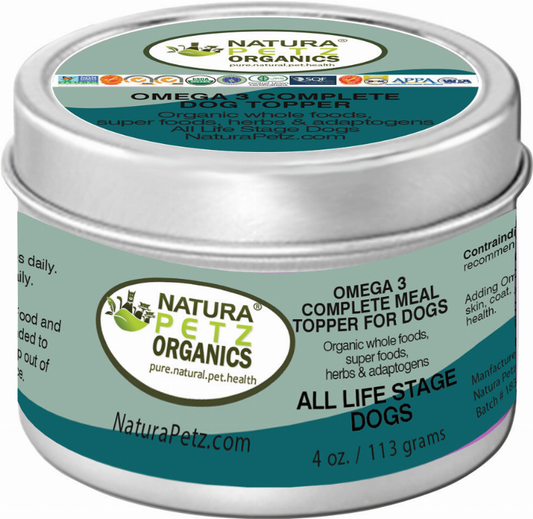 Omega 3 & 6 Complete Meal Topper For Dogs & Cats*  - Nutritional Omega 3 Meal Topper For Dogs & Cats*