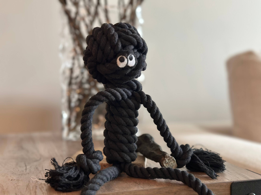 Handmade Sustainable AlienMax Dog Chew Rope Toys, Tug of War